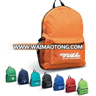 BeeGreen cheap 600D polyester wholesale blank school backpack with custom logo